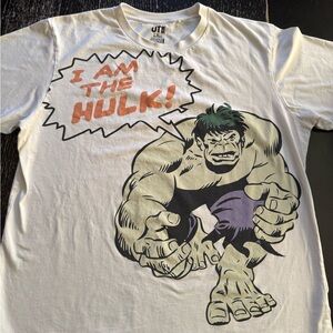 Uniqlo Marvel White Hulk T-Shirt